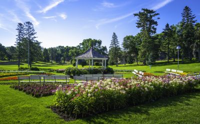 Oval Gazebo Installation detail